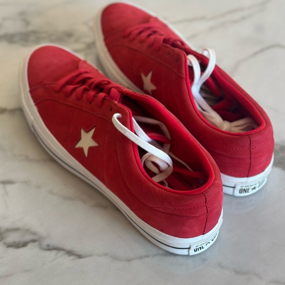 COPY - NEW Converse One Star Ox Suede Red Size 13 LIMITED EDITION. - Picture 9 of 14